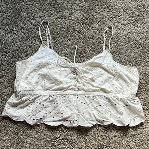 Aerie Eyelet Top
